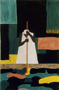 Female Worker by Jacob Lawrence